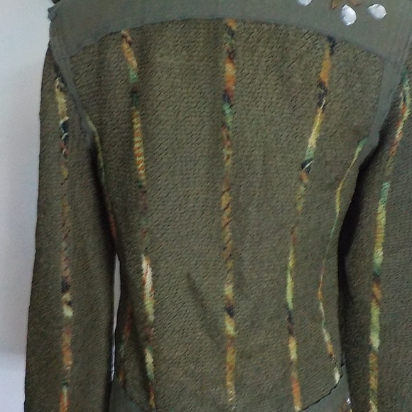 Lou Nardi Cotton & Stretch Military Style Jacket - Picture 11 of 13